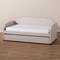Baxton Studio Ally Beige Upholstered Twin Size Sofa Daybed with Roll Out Trundle Bed 151-9018 - alternate 10
